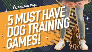 Our ALLTIME Top 5 Dog Training Games ALL Dog Owners Need Today!