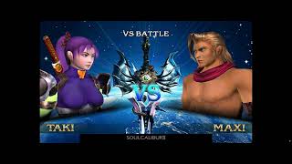 Neoshinji Taki vs Jibzyyy Maxi 1st to 3 Soulcalibur 2 screenshot 4