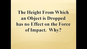 Force of Impact vs Energy of Impact (part I)