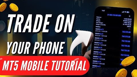 MetaTrader 5 Mobile Tutorial for Beginners (In 4 Minutes!)