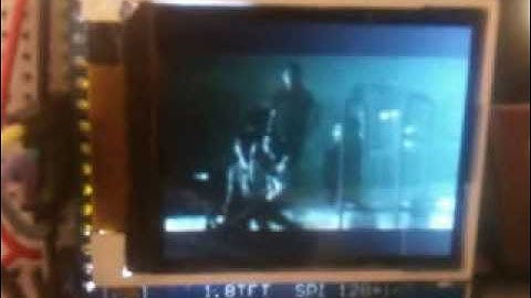 music/movie TFT 1.8 on rapberry pi