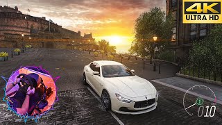 Maserati Ghibli S Q4 - Forza Horizon 4 | Thrustmaster T300 gameplay - 4K ULTRA screenshot 4