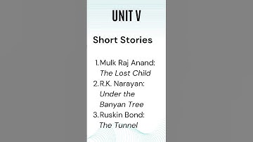 Syllabus of B.A. First Year English (NEP) of C.C.S. University, Meerut