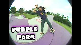 Purple Park | Alexander Hibbs | Cheri Lindsey Skatepark Binghamton NY