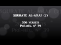 Sourate Al A'râf7Avec Traduction En Français - Idriss Mp3 Song