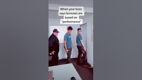When your boss says bonuses are based on "performance" - DIRKMAN