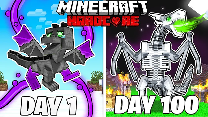 I Survived 100 Days as a CURSED DRAGON in HARDCORE Minecraft