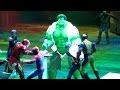 Hulk SMASH at Marvel Universe Live - Battles Loki with Thor, Spider Man, Captain America, Avengers