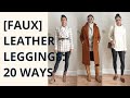 How To Wear Faux Leather Leggings Casually  International Society of  Precision Agriculture