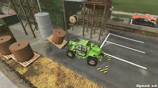 FS25 - SZPAKOWO - Logs & paper rolls transport by train
