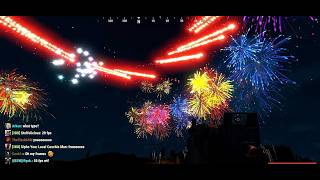 firework show on NO KOS Rust in Peace ZA v2 PvE/PvP.2X epileptic warning fluffy and unqualified