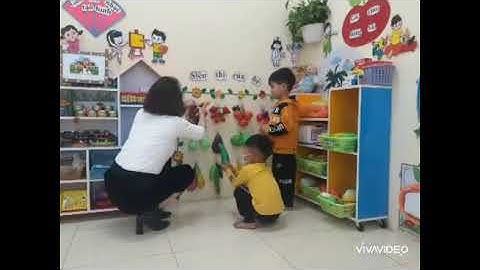 Hoạt động của cô và trò lớp 4 5 tuổi B2 trường mầm non Ngọc Thiện số 1  Năm học 2021 2022