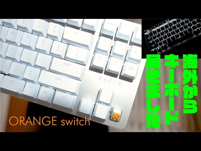 RAZER BLACKWIDOW LITE MERCURY WHITE キーボード - YouTube