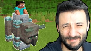 GERGEDAN EVCİLLEŞTİRDİM  Minecraft Tek Hardcore 26.Bölüm