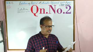 RMO(Regional Mathematics Olympiads):-2019 solutions of the first three questions. Part:- 1