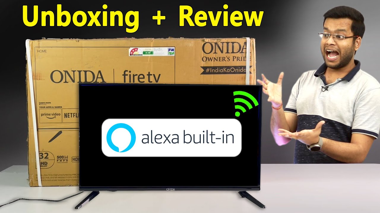 Onida Fire TV 32 inch Unboxing  Review  Onida KY Rock Fire TV Edition 32  Best 32 Android TV