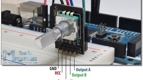 Arduino Rotary Encoder - Test menu on LCD