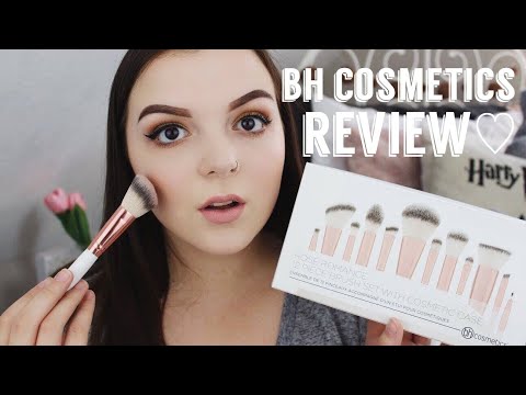 Bh Cosmetics Brush Haul + Demo [Rosé Romance 12 Piece Set]