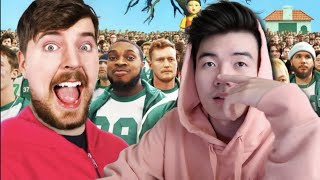 Korean Reacts to MrBeast's Squid Game in Real Life