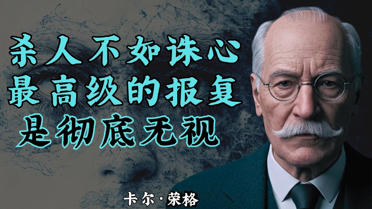 别原谅，让他悔恨一生：优雅“残忍”的艺术  | 卡尔·荣格 