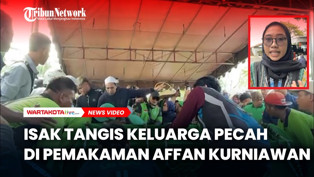 Isak Tangis Keluarga Pecah di Pemakaman Affan Kurniawan di TPU Karet Bivak
