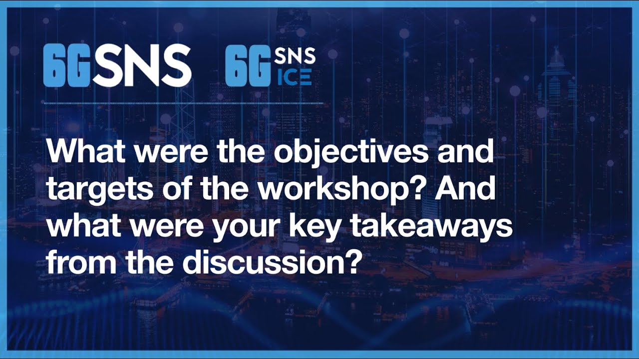 SNS ICE: 5G for sustainability