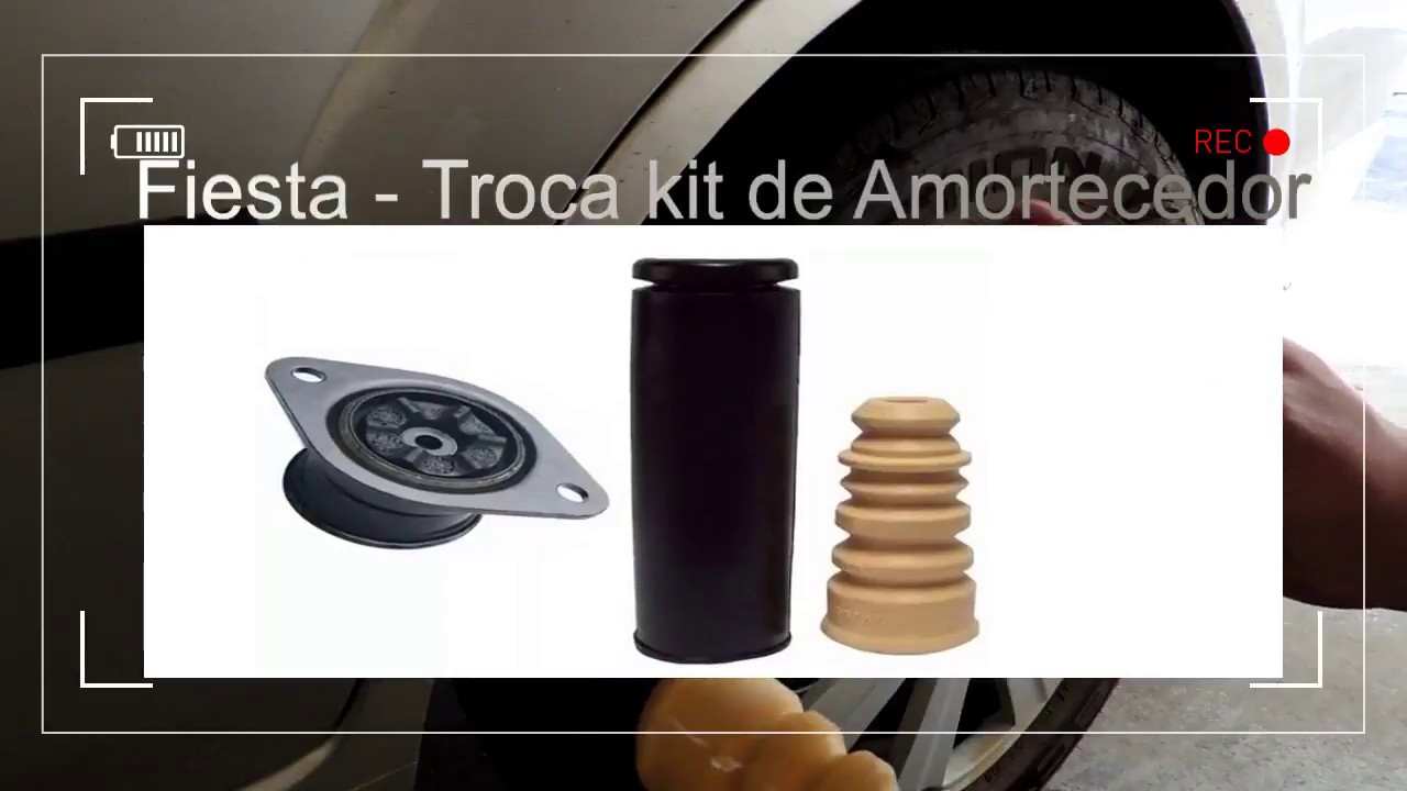 Trocando o batente, coifa e coxim traseiro do Fiesta