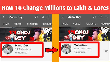 how to change youtube view count format million to lakhs and crores