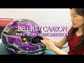 BELL RS7 Carbon Metal Flakes Helmet Paintwork Process