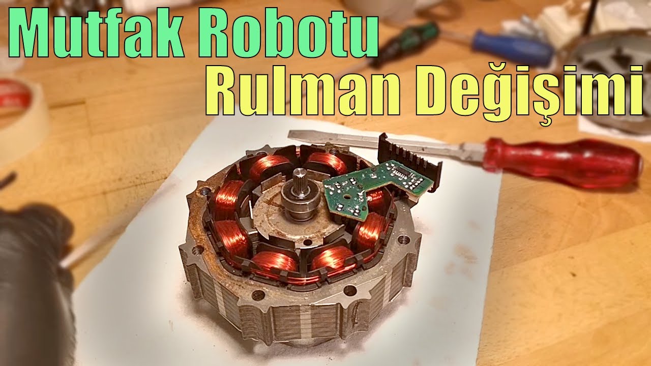 Ne Kadar Uğraştırabilirdi? Mutfak Robotu Motor Rulman Değişimi. Thermomix TM31 Bearings Kugellager