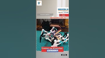 Real-Life SpiderBot! 🤖🕷️ | Made by RoboVeda.in | #diy #ai #collegeproject #tech #spiderman #robotics