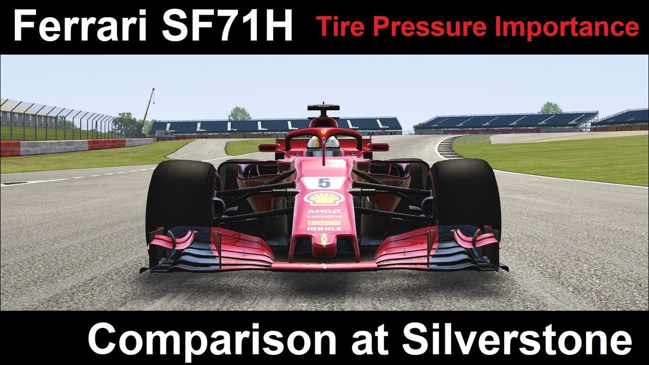 rsre Assetto Corsa: The Importance of Tire Pressures | ACR Ferrari SF71H at Silverstone