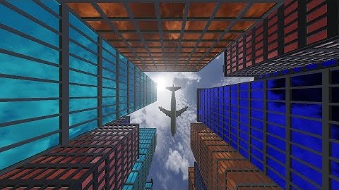 Skyscraper High-rise Buildings 3D Blender Animation Video (1 Minute Loop Animation) 1