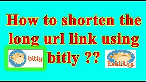 How to shorten the long url link using bit.ly ?? Tech Tutorial in Free 2020
