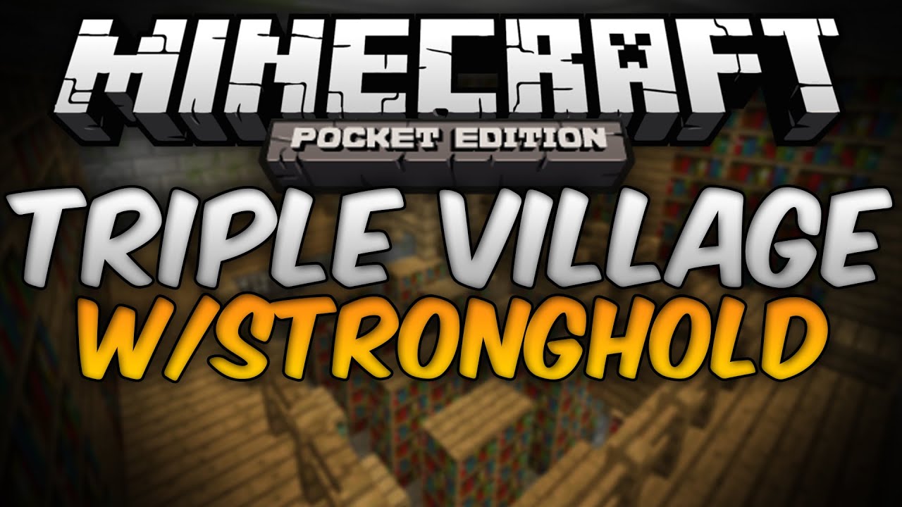 STRONGHOLD AND 3 VILLAGES!!! - Epic Triple Village Seed - Minecraft ...