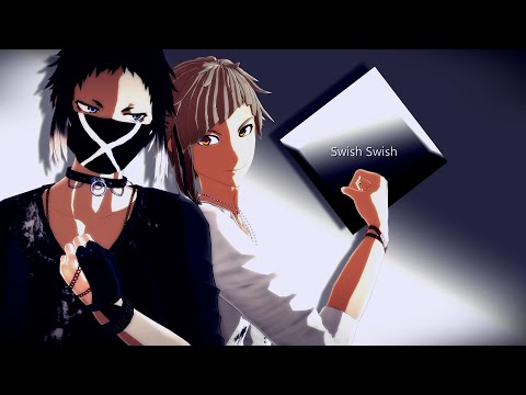 【MMD文スト】SwishSwish／新双黒