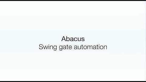 Comunello ABACUS - Swing Gate Automation