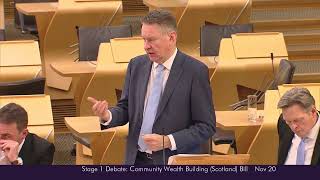 Stage 1 Debate: Community Wealth Building (Scotland) Bill - 20 November 2025