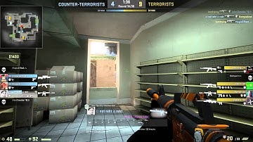 CS:GO | Ace 1v4 on Mirage