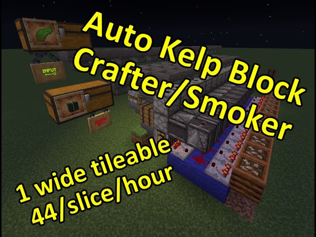 The Crafter block is amazing!(the new block that allows automatic