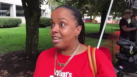 Watch now: Mercy striker Diane Peach on the picket...