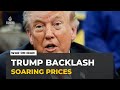 Trump's approval woes : Popularity plummets amid rising prices