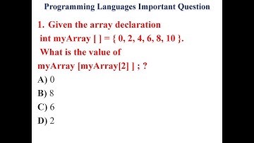 Programming Languages SET 1 Most Expected Question  Computer Science| UGCNET| NTANET| NPTEL| SET