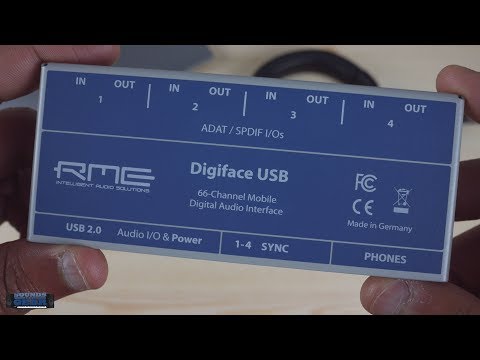 Review: RME Digiface USB Audio Interface with 4 ADAT/SPDIF I/O Ports