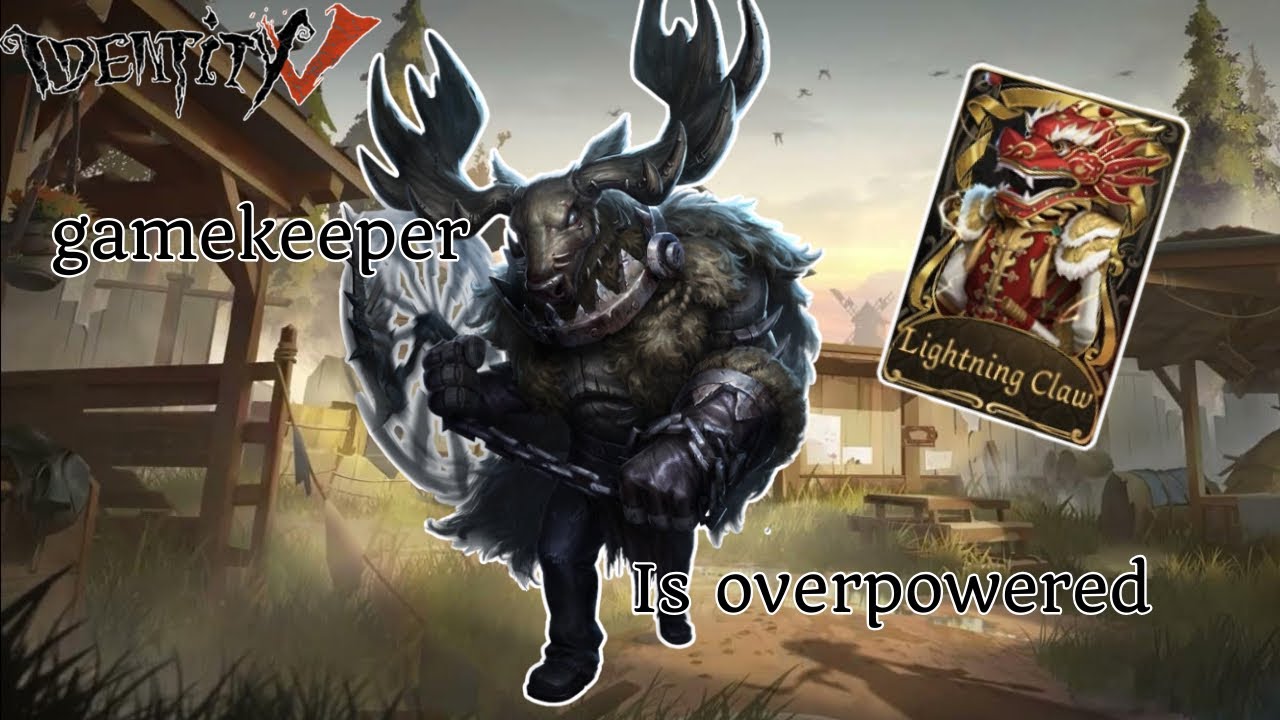 Gamekeeper is overpowered! | identity v gamekeeper gameplay! Gamekeeper #1