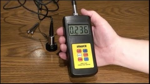 How to use the Phase II DVM-1000 Digital Vibration Tester