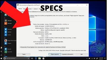 How to check PC SPECS Windows 10 | Check Graphic card Processor Memory
