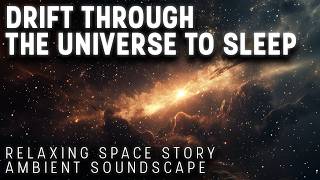 Drift Through the Universe to Sleep | Relaxing Space Story + Ambient Soundscape