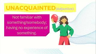UNACQUAINTED | Dictionary| Thesaurus| Vocabulary| Synonyms|Word| Meaning| English| Language|