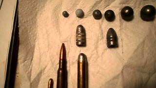 Bullet comparison of round ball vs. conical + Thanks for 100 subscribers!